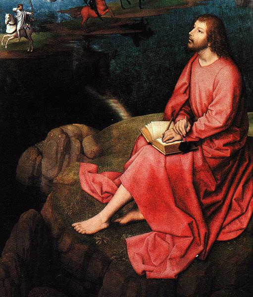 Hans Memling Triptych of St.John the Baptist and St.John the Evangelist  ff oil painting picture